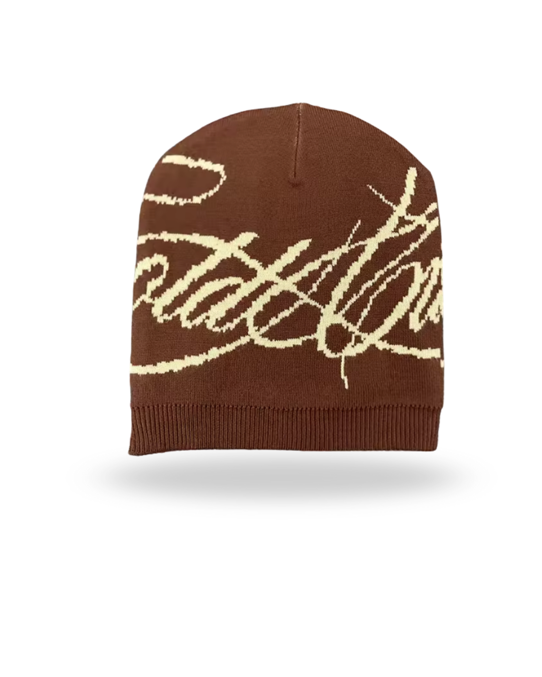 jacquard letter Beanie