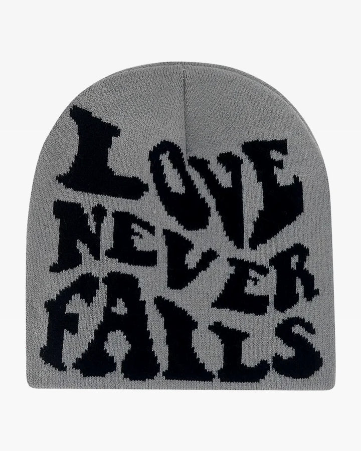 Love never fails beanie